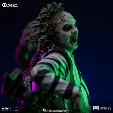 Beetlejuice from Beetlejuice Beetlejuice Statue Art Scale 1/10 Iron Studios LM Treasures - IR