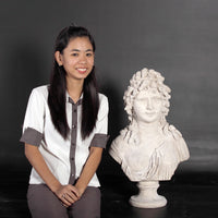 Angelique Stone Bust Life Size Statue