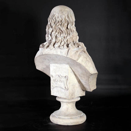 Leonardo Da Vinci Bust Life Size Statue