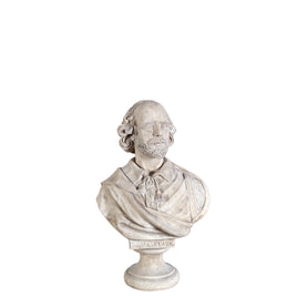 William Shakespeare Stone Bust Life Size Statue