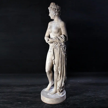 Goddess Venus with Apple Stone Finish Statue