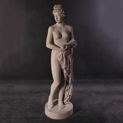 Goddess Venus with Apple Stone Finish Statue