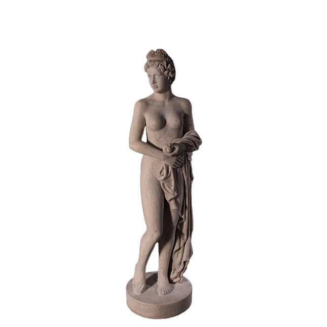 Goddess Venus with Apple Stone Finish Statue