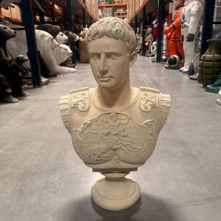 Augustus Caesar Bust Life Size Statue LM Treasures - H