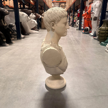 Augustus Caesar Bust Life Size Statue LM Treasures - H