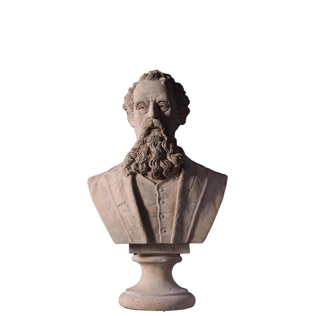 Charles Dickens Bust Life Size Statue LM Treasures - H