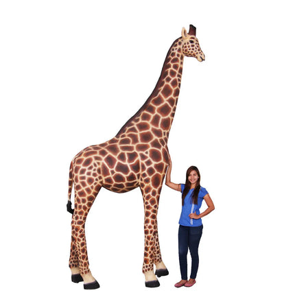 Young Adult Giraffe Life Size Statue LM Treasures - H