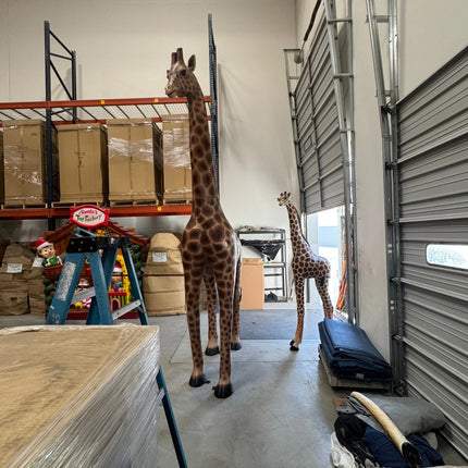 Young Adult Giraffe Life Size Statue LM Treasures - H