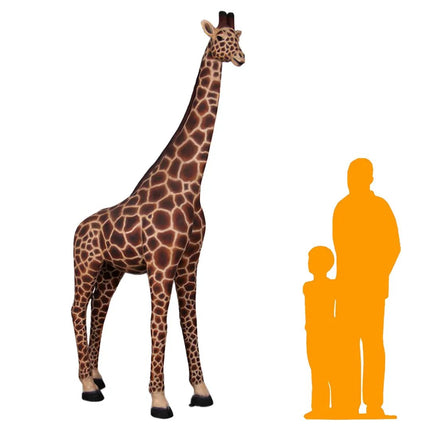 Young Adult Giraffe Life Size Statue - LM Treasures