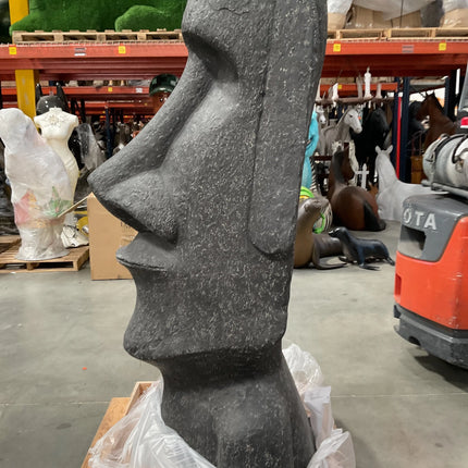 Easter Island Moai Head Bust Concrete Monolith Statue LM Treasures - H