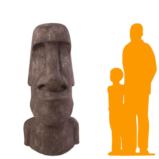 Easter Island Moai Head Bust Resin Statue LM Treasures - H