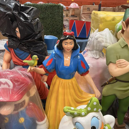 Cartoon Princess & Dwarfs Snow White Life Size Statue LM Treasures - AR