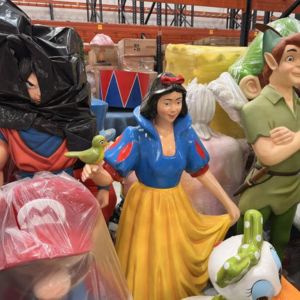 Cartoon Princess & Dwarfs Snow White Life Size Statue LM Treasures - AR