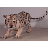 Crouching Siberian Tiger Life Size Statue - LM Treasures 