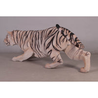 Crouching Siberian Tiger Life Size Statue - LM Treasures 