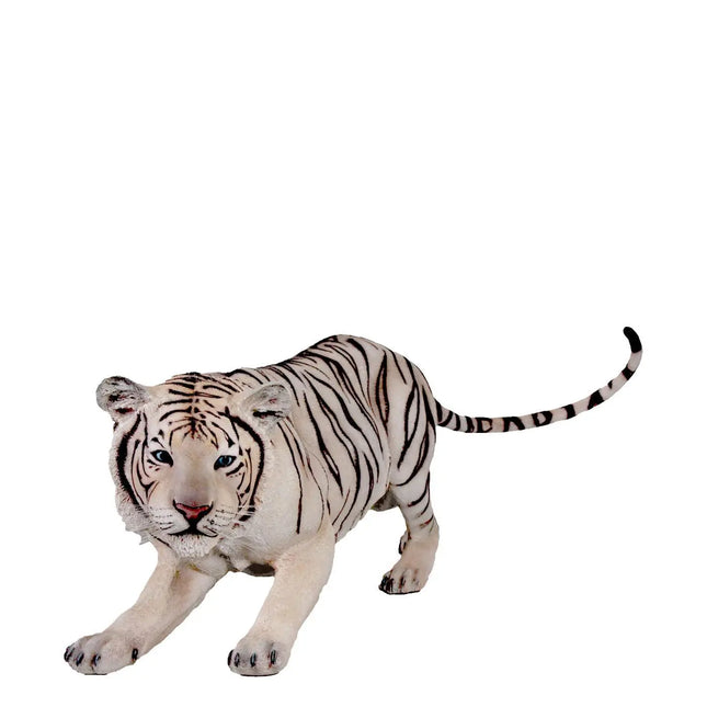Crouching Siberian Tiger Life Size Statue LM Treasures - H