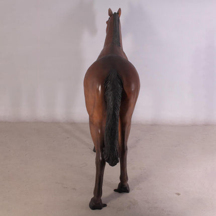 Horse Standing Life Size Statue