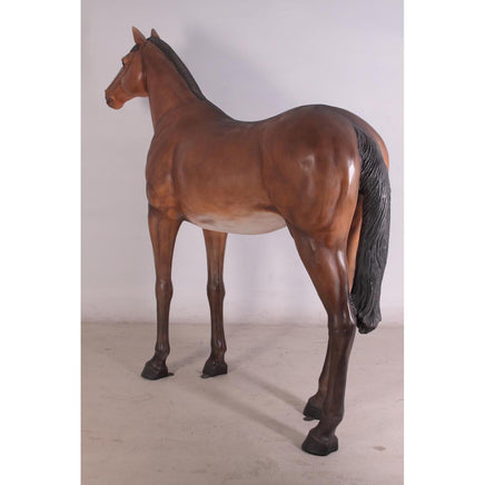 Horse Standing Life Size Statue - LM Treasures 