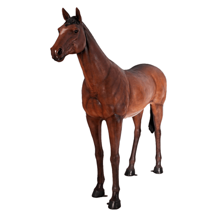 Horse Standing Life Size Statue - LM Treasures 