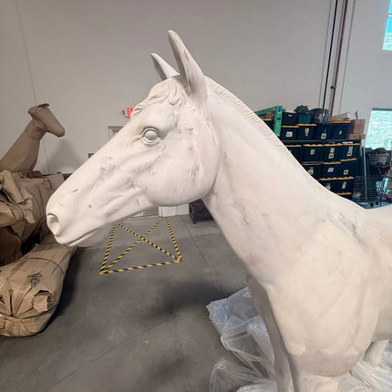 Unpainted Horse Life Size Statue LM Treasures - H