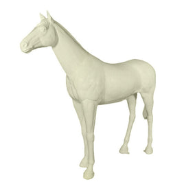 Unpainted Horse Life Size Statue