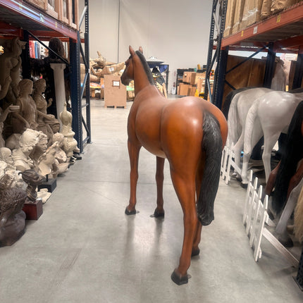 Horse Standing Life Size Statue LM Treasures - H