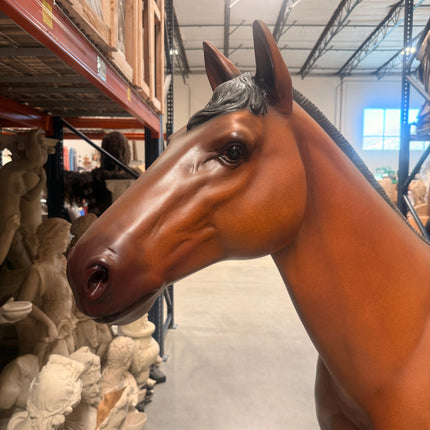 Horse Standing Life Size Statue LM Treasures - H