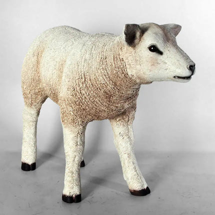 Texelaar Baby Lamb Standing Life Size Statue LM Treasures - H