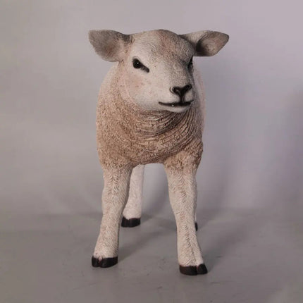 Texelaar Baby Lamb Standing Life Size Statue LM Treasures - H