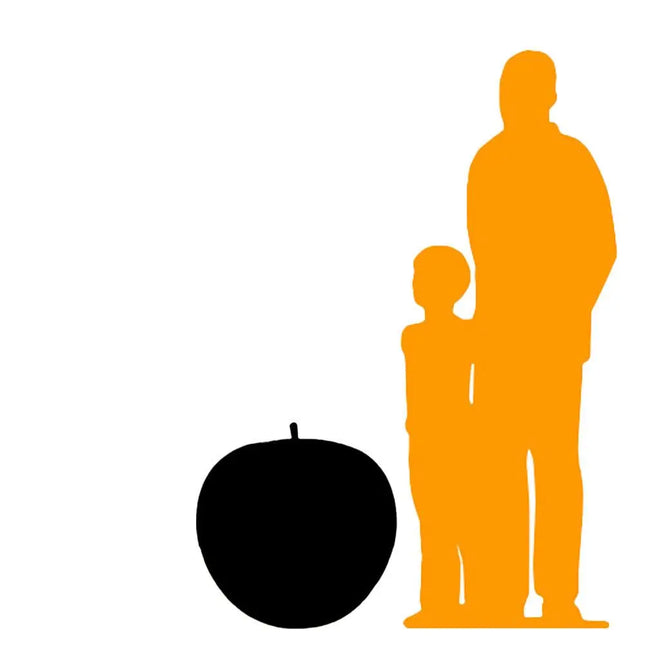 Large Red Apple Over Sized Statue LM Treasures - H