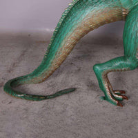 Large Green Dragon Standing Life Size Statue - LM Treasures 