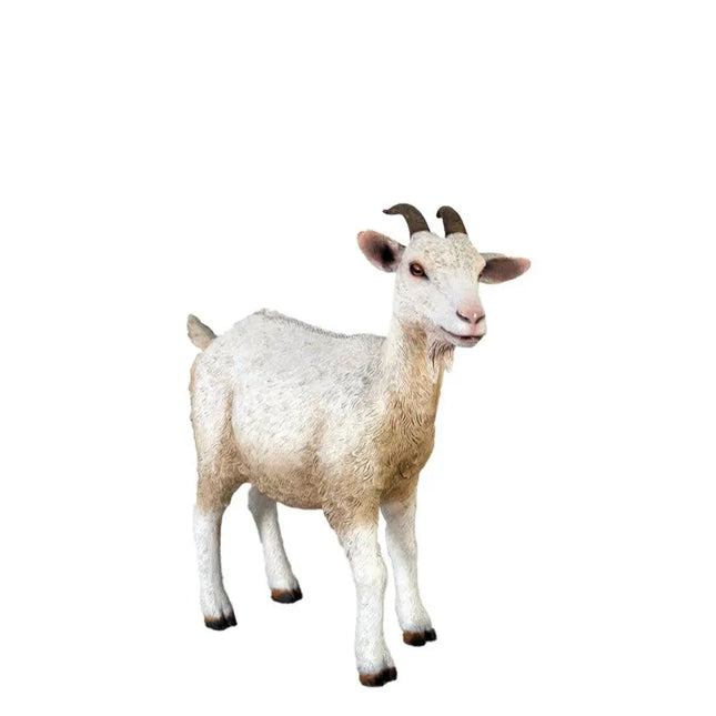 Cream Goat Life Size Statue LM Treasures - H