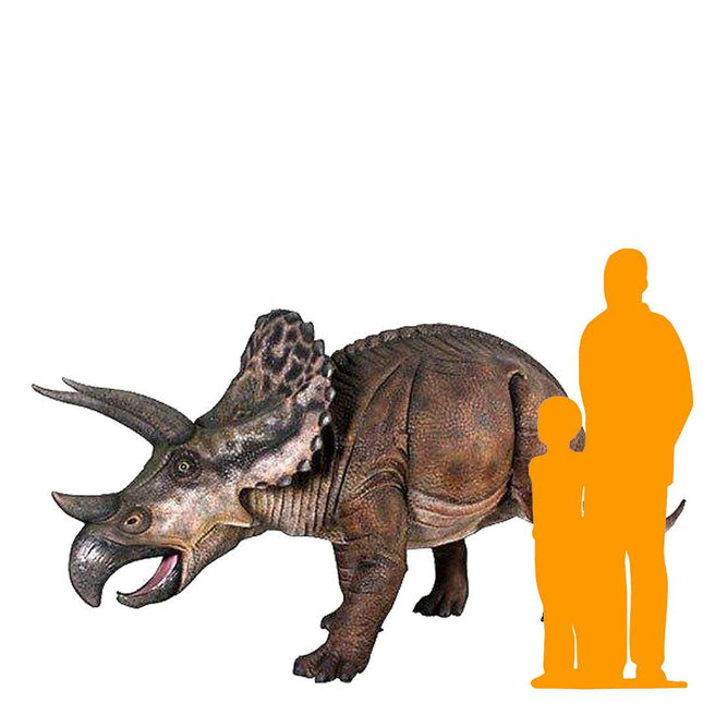 Triceratops Dinosaur Life Size Statue - LM Treasures 