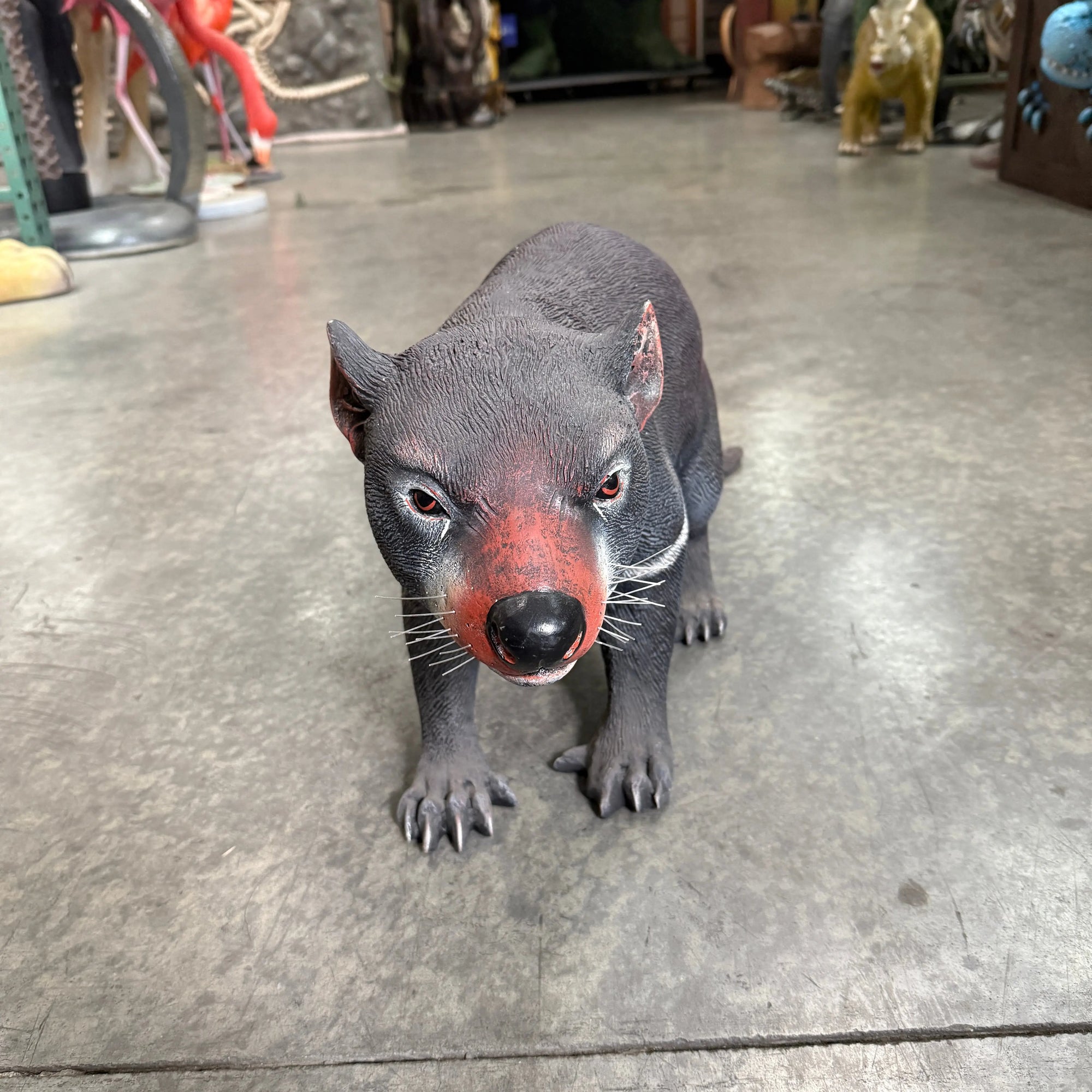 Crazy Tasmanian Devil Life Size Wild Animal Statue| LM Treasures