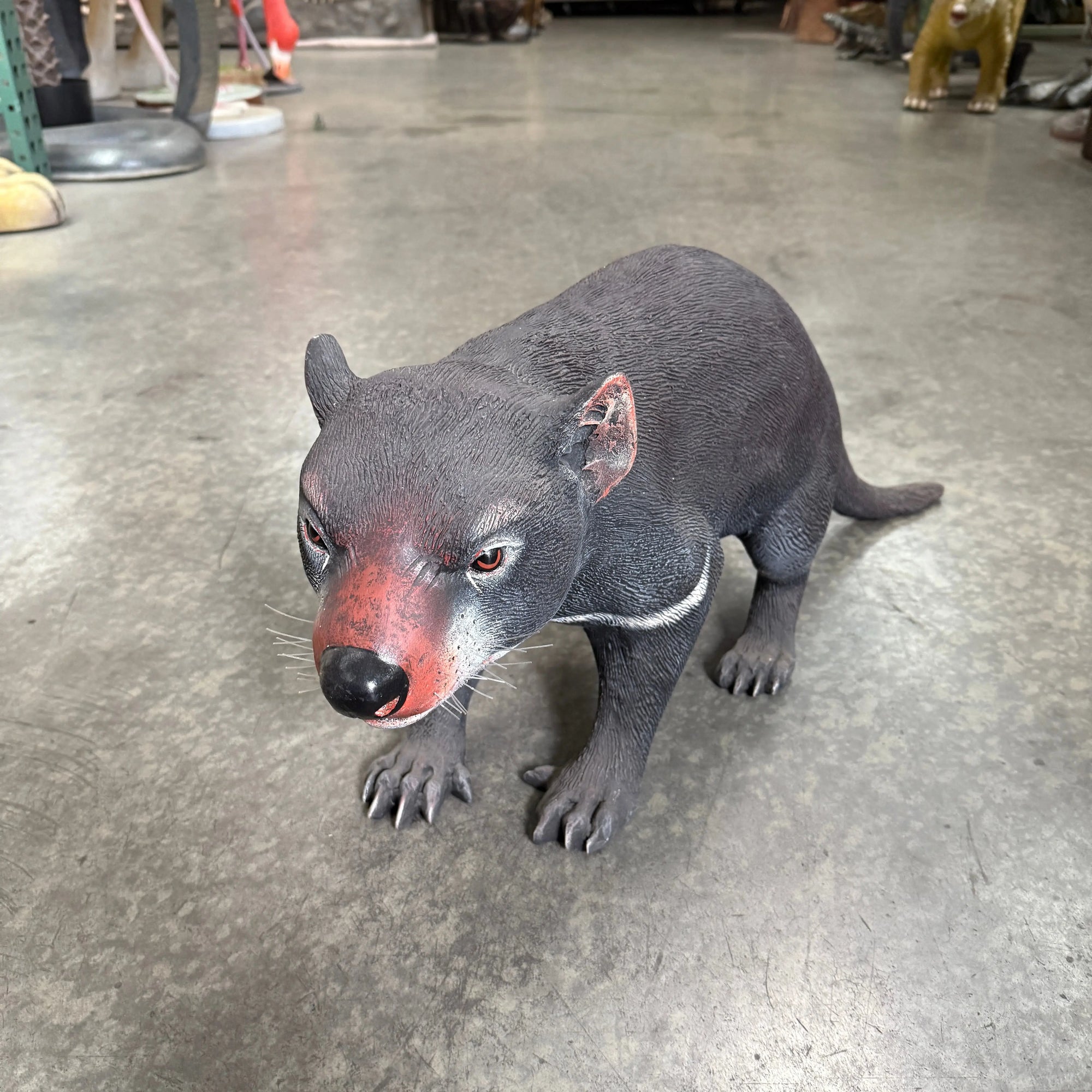 Crazy Tasmanian Devil Life Size Wild Animal Statue| LM Treasures