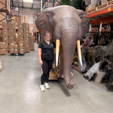 Giant Elephant Life Size Statue
