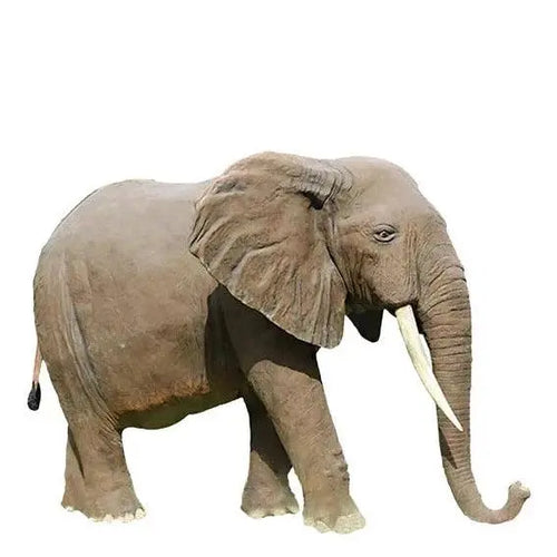 Giant Elephant Life Size African Safari Animal Statue – LM Treasures