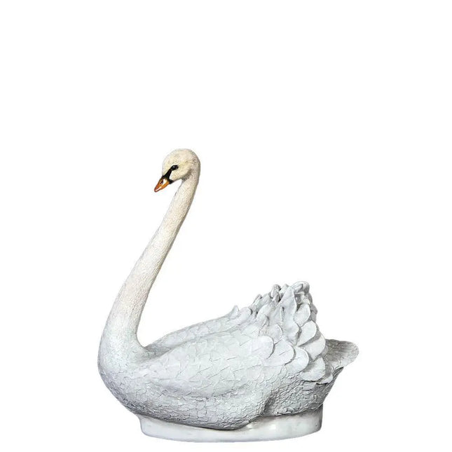 Small Swan Life Size Statue LM Treasures - H