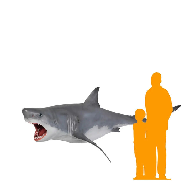 Great White Shark Statue LM Treasures - H