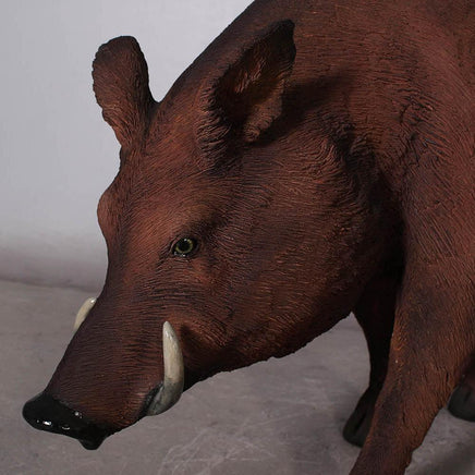 Wild Boar Life Size Statue - LM Treasures 