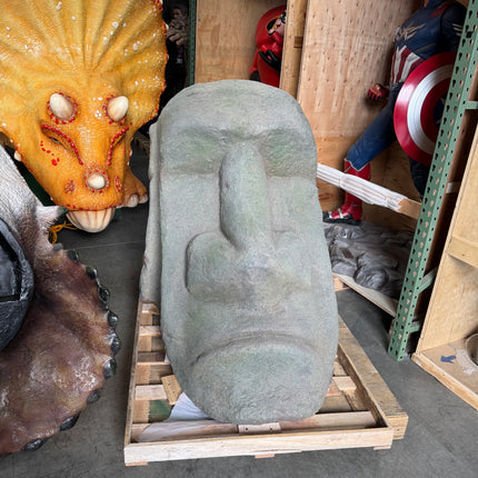 Easter Island Stone Head Display