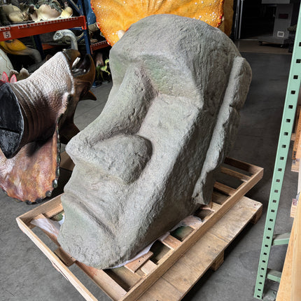 Easter Island Stone Head Display