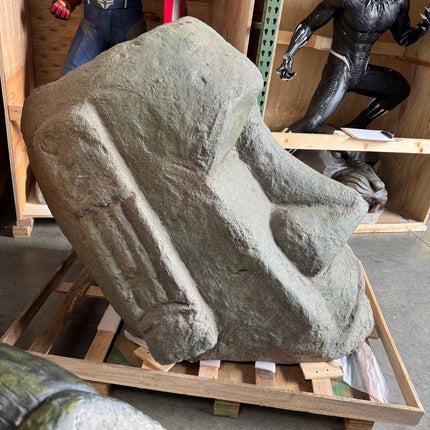 Easter Island Stone Head Display