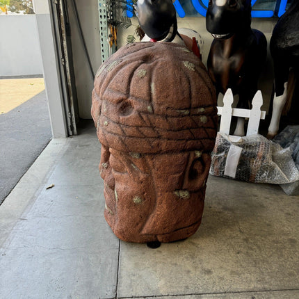 Stone Olmec Head Bust Statue