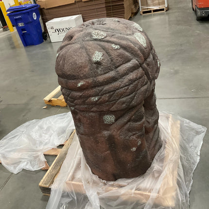 Stone Olmec Head Bust Concrete Statue