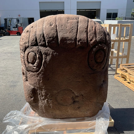 Large Olmec Head Bust Statue LM Treasures - H