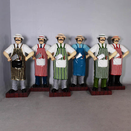 Butcher In Red Life Size Statue - LM Treasures 