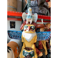 Indian Totem Pole Life Size Statue - LM Treasures 