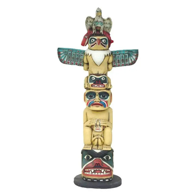 Indian Totem Pole Life Size Statue LM Treasures - A