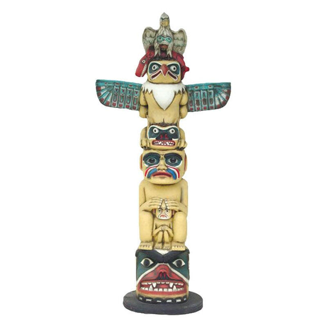 Indian Totem Pole Life Size Statue - LM Treasures 